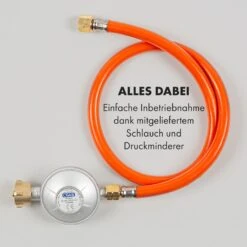 Goldflame 5 Gaskochfeld 5-flammig Messing-Brenner Glaskeramik Schwarz -Klarstein 10034973 de 0009 logo