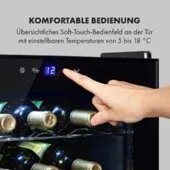 Shiraz 24 Uno Weinkühlschrank 63l 24Fl Touch-Bedienfeld 5-18°C 15 Shiraz 24 Uno Weinkühlschrank 63l 24Fl Touch-Bedienfeld 5-18°C -Klarstein 10035028 de 0004 logo