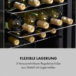 Shiraz 24 Uno Weinkühlschrank 63l 24Fl Touch-Bedienfeld 5-18°C 19 Shiraz 24 Uno Weinkühlschrank 63l 24Fl Touch-Bedienfeld 5-18°C -Klarstein 10035028 de 0008 logo