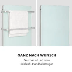 Hot Spot Crystal Flow Badheizer 45x82cm 36m² 2000W 5-40°C LED -Klarstein 10035035 de 0003 logo