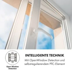 Hot Spot Crystal Flow Badheizer 45x82cm 36m² 2000W 5-40°C LED -Klarstein 10035036 de 0009 logo