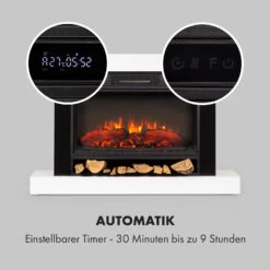 Vulsini Hideaway Elektrokamin 1900 W LED-Technik Fernbedienung -Klarstein 10035040 de 0003 logo