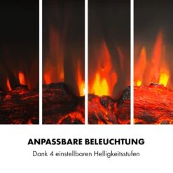 Vulsini Hideaway Elektrokamin 1900 W LED-Technik Fernbedienung -Klarstein 10035040 de 0007 logo
