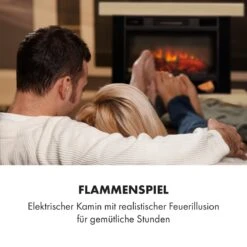 Vulsini Hideaway Elektrokamin 1900 W LED-Technik Fernbedienung -Klarstein 10035040 de 0008 logo