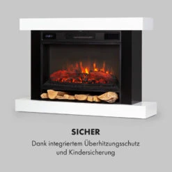 Vulsini Hideaway Elektrokamin 1900 W LED-Technik Fernbedienung -Klarstein 10035040 de 0009 logo
