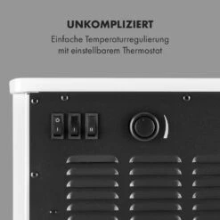 Bormio Panorama Elektrischer Kamin 1000/2000W Thermostat -Klarstein 10035056 de 0007 logo