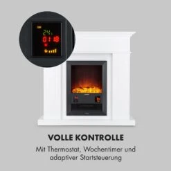 Kamini FXL Elektrischer Kamin Kamineinsatz 1000/2000W 2W LED -Klarstein 10035058 de 0005 logo