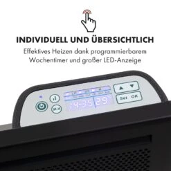 Hot Spot Slimcurve Double Wave 2-in-1 Heizgerät 2000W Wochentimer Stahlblech 14 Hot Spot Slimcurve Double Wave 2-in-1 Heizgerät 2000W Wochentimer Stahlblech -Klarstein 10035062 de 0004 logo