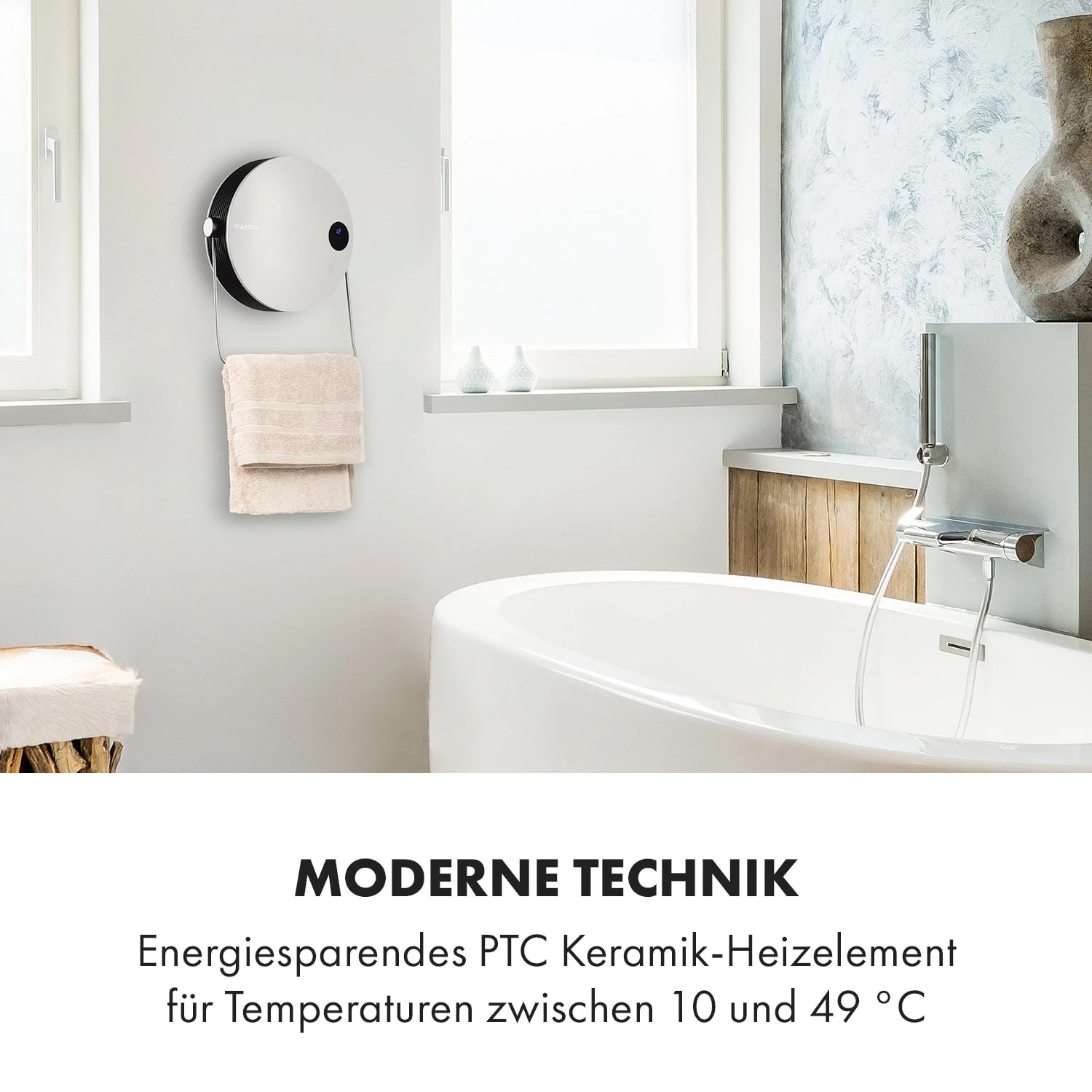 Hot Spot Pebble Heizlüfter 2000W Handtuchtrockner Timer Fernbedienung 10 Hot Spot Pebble Heizlüfter 2000W Handtuchtrockner Timer Fernbedienung – Bild 8