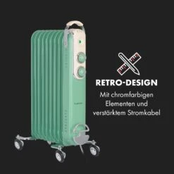 Thermaxx Retroheat Ölradiator 2000W Bodenrollen -Klarstein 10035079 de 0003 logo