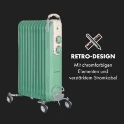 Thermaxx Retroheat Ölradiator 2500W Bodenrollen 12 Thermaxx Retroheat Ölradiator 2500W Bodenrollen -Klarstein 10035081 de 0003 logo