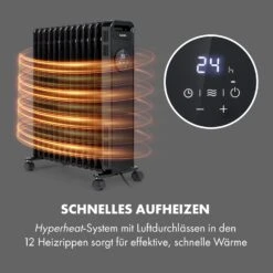 Thermaxx Heatstream Ölradiator 2500W 5-35 °C, 24h-Timer 16 Thermaxx Heatstream Ölradiator 2500W 5-35 °C, 24h-Timer -Klarstein 10035109 de 0004 logo