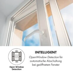 Wonderwall Air Art Smart Infrarotheizung 120x30cm 350W Wandinstallation App-Steuerung Seerosen -Klarstein 10035119 de 0008 logo