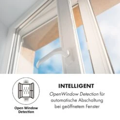 Wonderwall Air Art Smart Infrarotheizung 80x60cm 500W Wandmontage Sternennacht -Klarstein 10035124 de 0008 logo