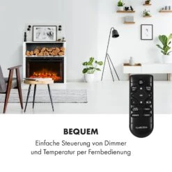 Mauna Loa Elektrokamin 2000 W LED-Flammen Fernbedienung Holzregal 13 Mauna Loa Elektrokamin 2000 W LED-Flammen Fernbedienung Holzregal -Klarstein 10035167 de 0004 logo