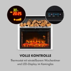 Mauna Loa Elektrokamin 2000 W LED-Flammen Fernbedienung Holzregal 14 Mauna Loa Elektrokamin 2000 W LED-Flammen Fernbedienung Holzregal -Klarstein 10035167 de 0005 logo