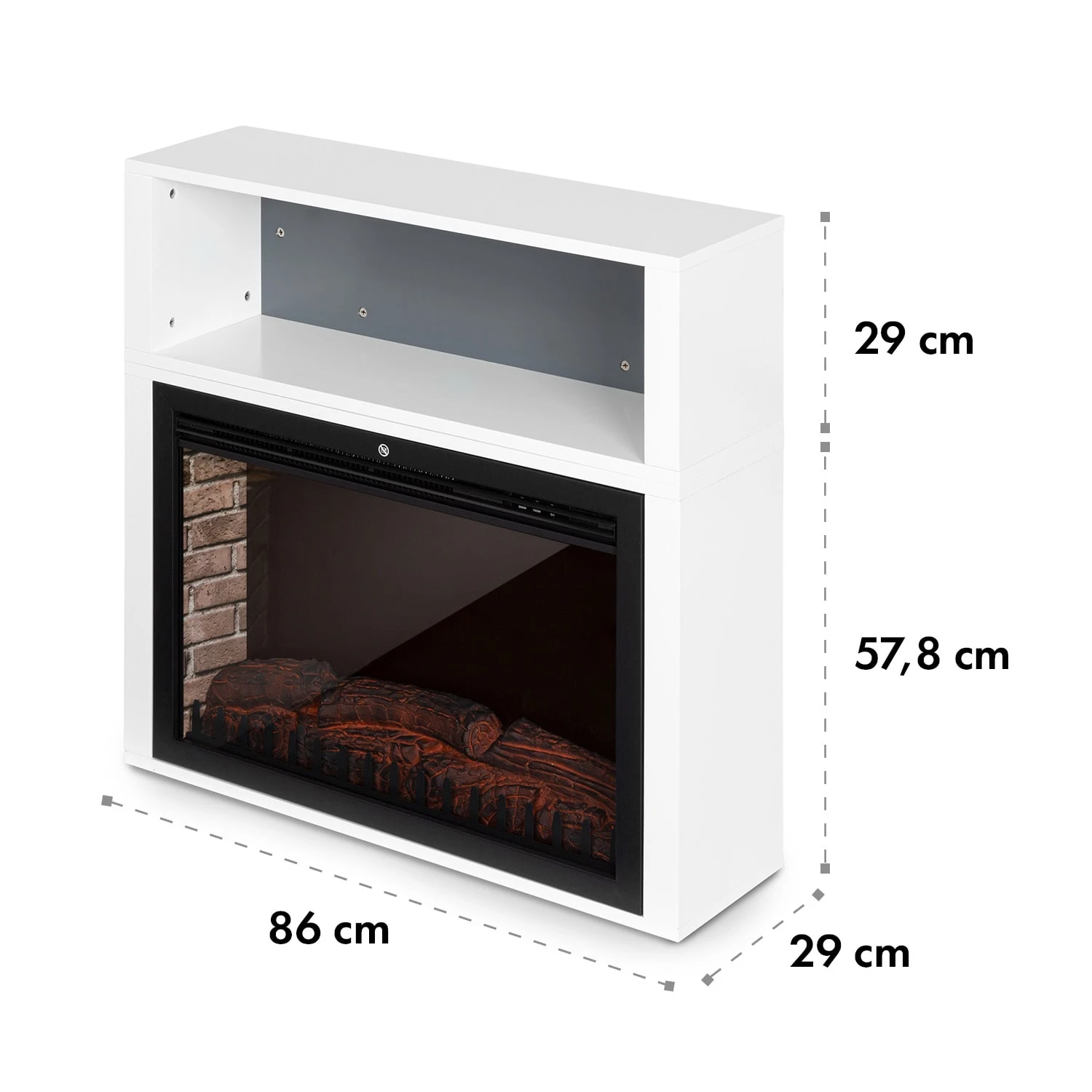 Mauna Loa Elektrokamin 2000 W LED-Flammen Fernbedienung Holzregal 10 Mauna Loa Elektrokamin 2000 W LED-Flammen Fernbedienung Holzregal – Bild 8