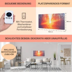 Wonderwall Air Art Infinite 720 Infrarotheizung 120x60 Cm -Klarstein 10035173 de 0006 usp