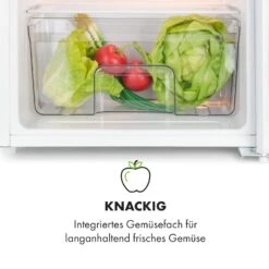 Spitzbergen Uni Kühlschrank 91 Liter 10-Liter-Gefrierfach 2 Böden -Klarstein 10035192 de 0006 logo