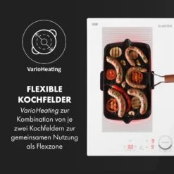 Delicatessa 60 Hybrid Einbaukochfeld Induktion 4 Zonen 7000W -Klarstein 10035198 de 0003 logo