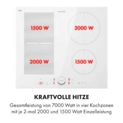 Delicatessa 60 Hybrid Einbaukochfeld Induktion 4 Zonen 7000W -Klarstein 10035198 de 0004 logo