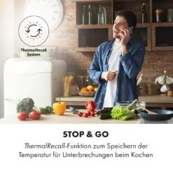 Delicatessa 60 Hybrid Einbaukochfeld Induktion 4 Zonen 7000W -Klarstein 10035198 de 0009 logo