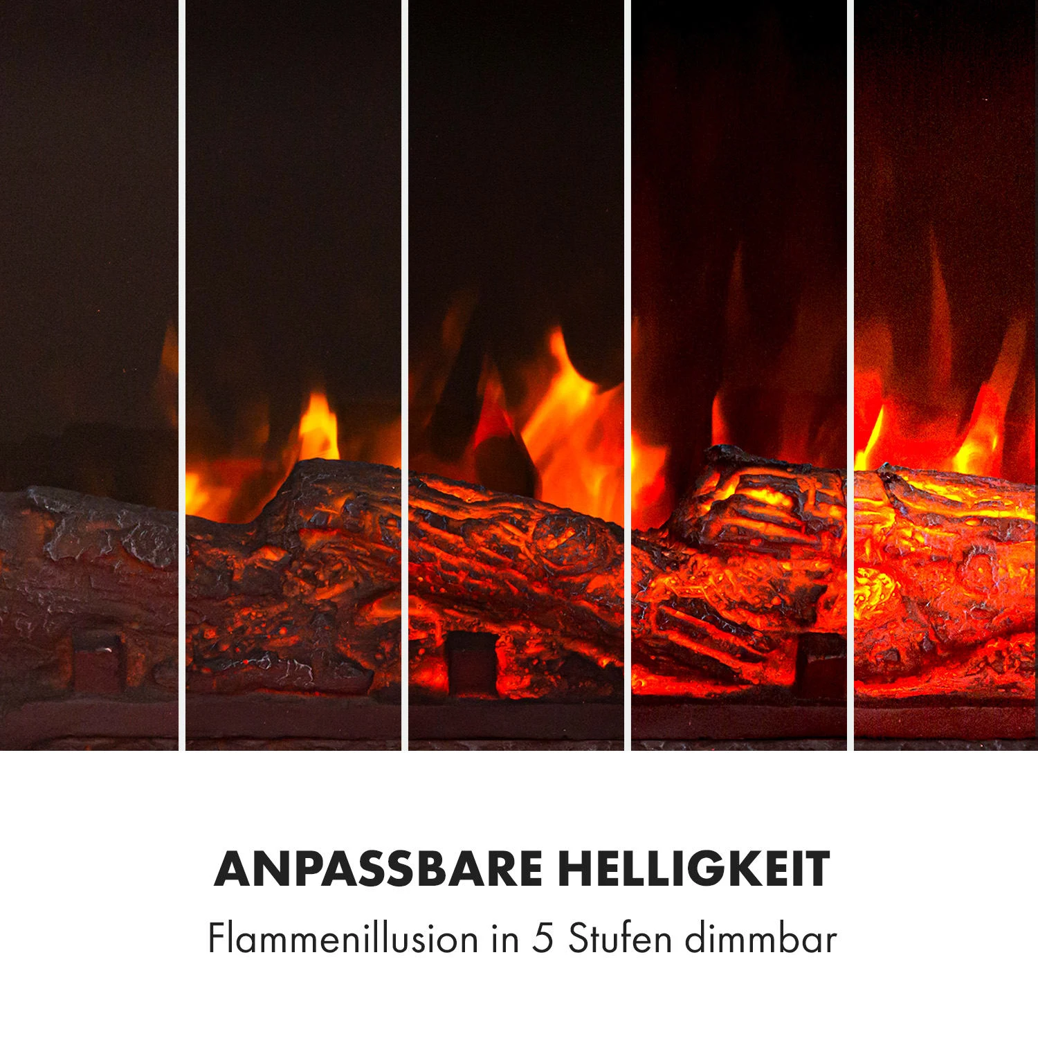 Aargau Smart Elektrischer Kamin 1000/2000W LED 18-27 °C Wochentimer 7 Aargau Smart Elektrischer Kamin 1000/2000W LED 18-27 °C Wochentimer – Bild 5
