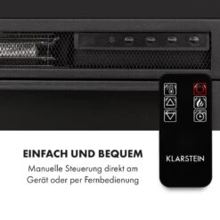 Aargau Smart Elektrischer Kamin 1000/2000W LED 18-27 °C Wochentimer 22 Aargau Smart Elektrischer Kamin 1000/2000W LED 18-27 °C Wochentimer -Klarstein 10035204 de 0009 logo