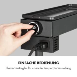 Appenzell XL Raclette Mit Grill 600 W Thermostat 2 Käseträger -Klarstein 10035218 de 0003 logo