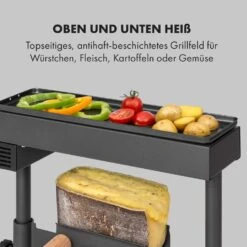 Appenzell XL Raclette Mit Grill 600 W Thermostat 2 Käseträger -Klarstein 10035218 de 0004 logo