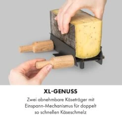 Appenzell XL Raclette Mit Grill 600 W Thermostat 2 Käseträger -Klarstein 10035218 de 0005 logo