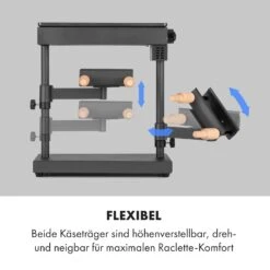 Appenzell XL Raclette Mit Grill 600 W Thermostat 2 Käseträger -Klarstein 10035218 de 0007 logo
