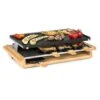 Tournedo Raclette 1200W Aluminiumguss 8 Personen Holz-Dekor -Klarstein 10035219 yy 0001 titel Klarstein Tournedo Raclette Holz Dekor