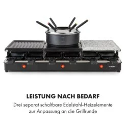 Fonduelette XL 3-in-1 Raclettegrill Fondue Naturstein 1650W 12 Pers 16 Fonduelette XL 3-in-1 Raclettegrill Fondue Naturstein 1650W 12 Pers -Klarstein 10035220 de 0006 logo