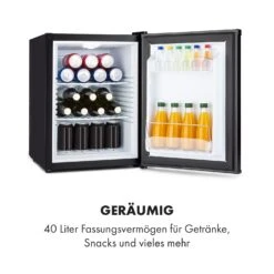 Klarstein Happy Hour Minibar 40L 5-15°C 23 DB LED-Licht -Klarstein 10035247 de 0004 logo
