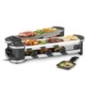 Tenderloin 50/50 Raclette-Grill 1200W 8 Personen Natursteinplatte Metallgrillplatte -Klarstein 10035260 yy 0001 titel