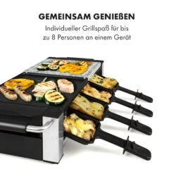 Bistecca Raclette 1200W Metall / Stein 8 Personen Kontroll-LED -Klarstein 10035293 de 0005 logo