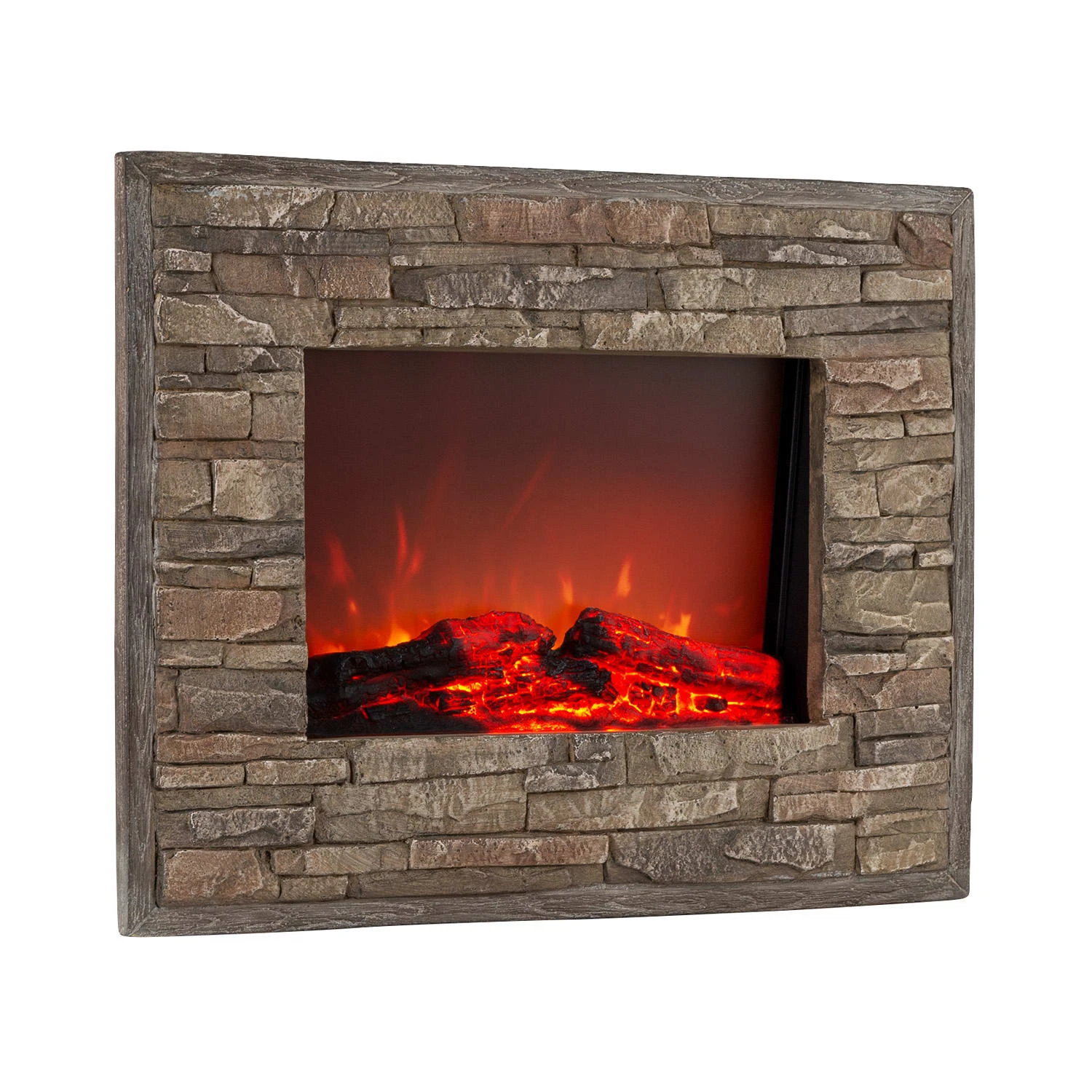 Alpbach Elektrischer Kamin 1800W 2 Heizstufen 65 Cm Stein-Optik 3 Alpbach Elektrischer Kamin 1800W 2 Heizstufen 65 Cm Stein-Optik