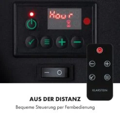 Alpbach Snow Elektrischer Kamin 1800W 2 Heizstufen 65 Cm Weißer Rahmen -Klarstein 10035315 de 0003 logo