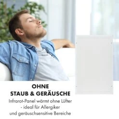 Midnight Sun Decken-Infrarotheizung 130,5 X 70,5 Cm 800 W 20 Midnight Sun Decken-Infrarotheizung 130,5 X 70,5 Cm 800 W -Klarstein 10035323 de 0008 logo