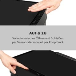 Royal Trash Matte Black Sensor-Mülleimer 72 Liter Edelstahl -Klarstein 10035365 de 0007 logo