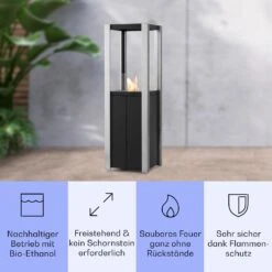 Phantasma Pinar Ethanol-Kamin Rauch- & Geruchlos Bio-Ethanol 11 Phantasma Pinar Ethanol-Kamin Rauch- & Geruchlos Bio-Ethanol -Klarstein 10035459 de 0003 usp