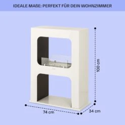 Phantasma Peña Ethanol-Kamin Rauch- & Geruchlos Bio-Ethanol -Klarstein 10035460 de 0005 usp