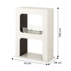 Phantasma Peña Ethanol-Kamin Rauch- & Geruchlos Bio-Ethanol -Klarstein 10035460 yy 0011 dimensions