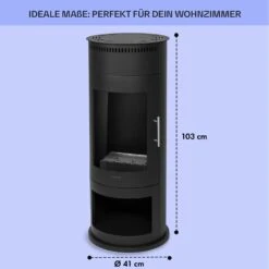 Phantasma Calor Ethanol-Kamin Rauch- & Geruchslos Sicherheitsglas -Klarstein 10035461 de 0005 usp