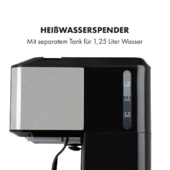 Caldetto Kaffeemaschine 1900W Heißwasserspender -Klarstein 10035476 de 0006 logo