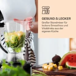 Luca Multifunktionsmixer 1000 W 3 L Stufenlose Geschwindigkeit 6 Modi -Klarstein 10035487 de 0004 logo