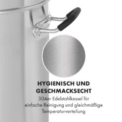 Brauheld Pro Maischekessel 3300W 70L 30-100°C Umwälzpumpe Edelstahl -Klarstein 10035516 de 0007 logo