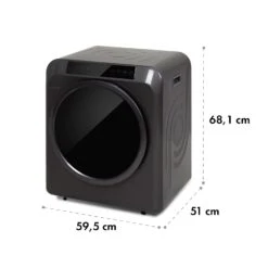 EZ Dry Wäschetrockner Ablufttrockner 1500W 6kg 60cm 18 EZ Dry Wäschetrockner Ablufttrockner 1500W 6kg 60cm -Klarstein 10035544 yy 0008 logo Klarstein Waeschetrockner EZ Dry grau