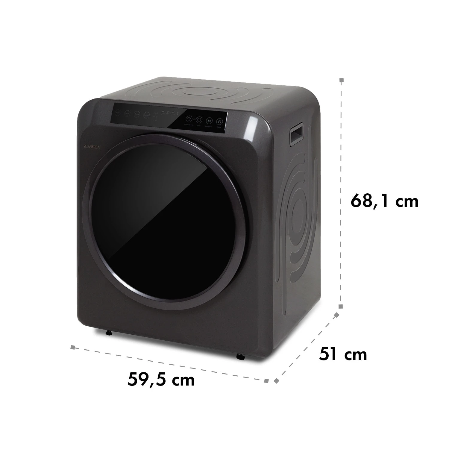 EZ Dry Wäschetrockner Ablufttrockner 1500W 6kg 60cm 10 EZ Dry Wäschetrockner Ablufttrockner 1500W 6kg 60cm – Bild 8